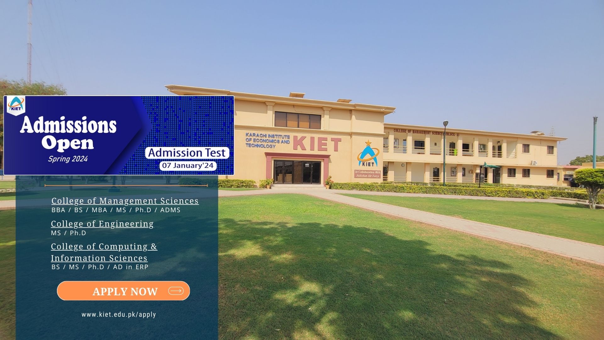 Admissions Open