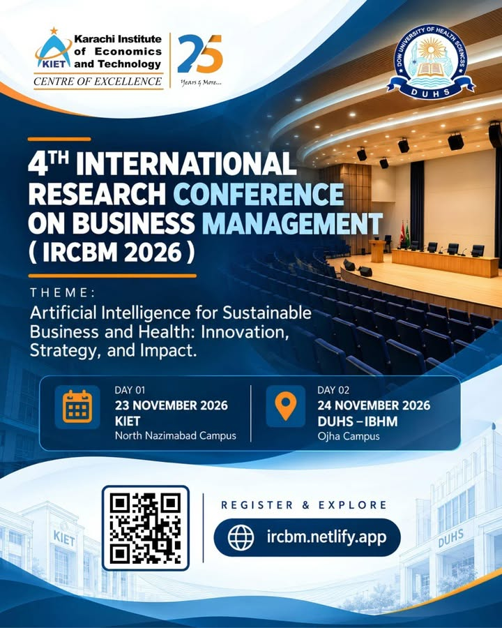 The 4th International Research Conference on Business Management (IRCBM 2026) brings together resear…