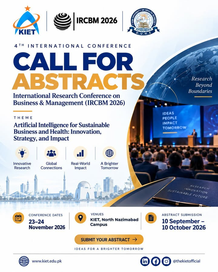 🌍 CALL FOR ABSTRACTS | IRCBM 2026 🌍