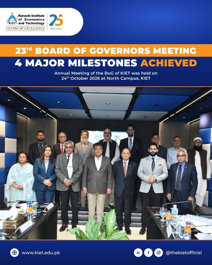 KIET Board of Governors Meeting | 24th October 2026