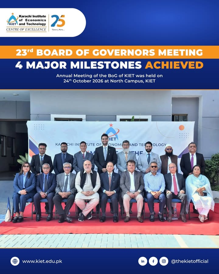 KIET Board of Governors Meeting | 24th October 2026